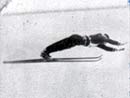 Ein Bild eines Skispringers